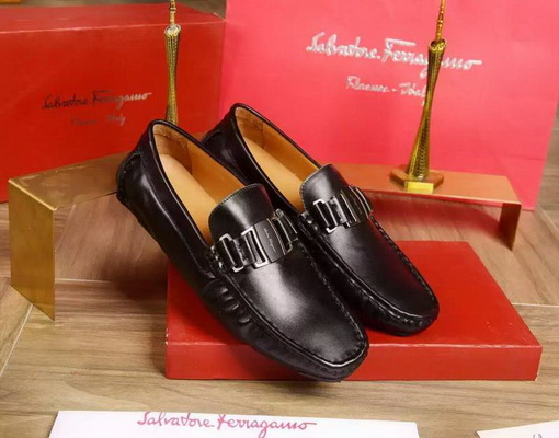 Salvatore Ferragamo Business Casual Men Shoes--064